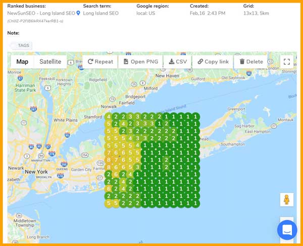 Our Local SEO - Long Island SEO Rankings