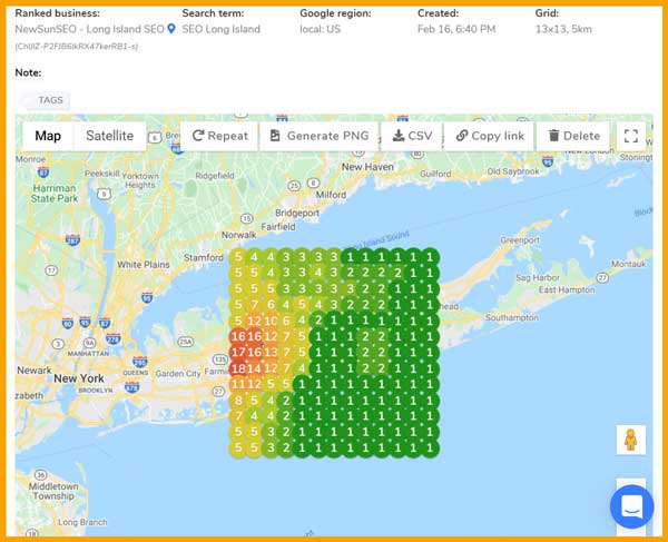 Our Local SEO - SEO Long Island Rankings