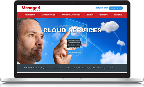 Managed Technology Website Design