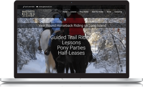 Nativity Riding Academy Website Design