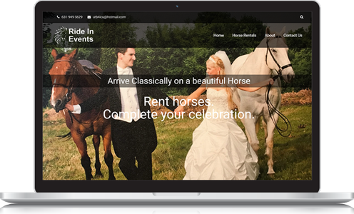 Ride-In Events Website Design