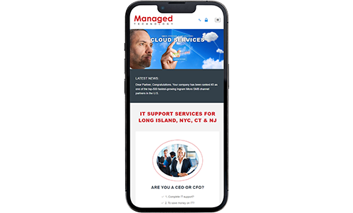 Managed Technology Website Design