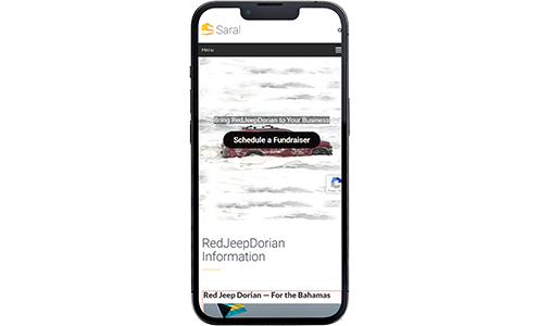 The Red Jeep Dorian Website Design
