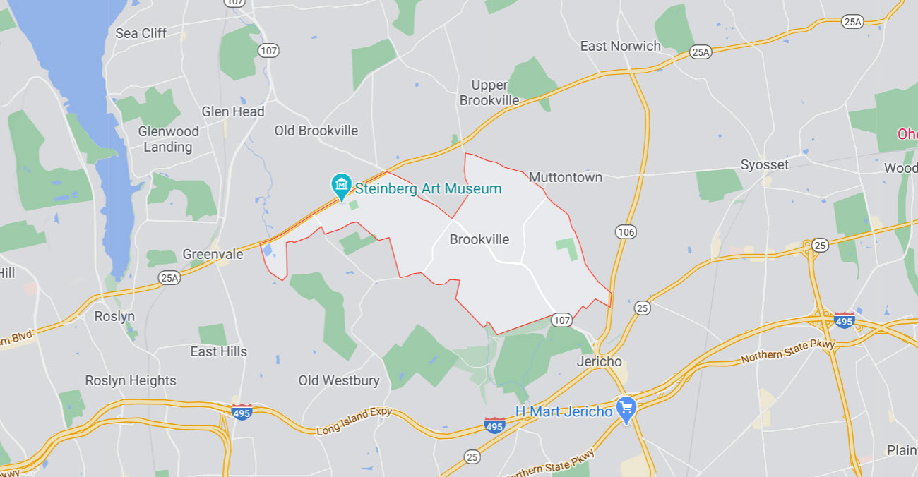 Brookville, NY 11545 Map
