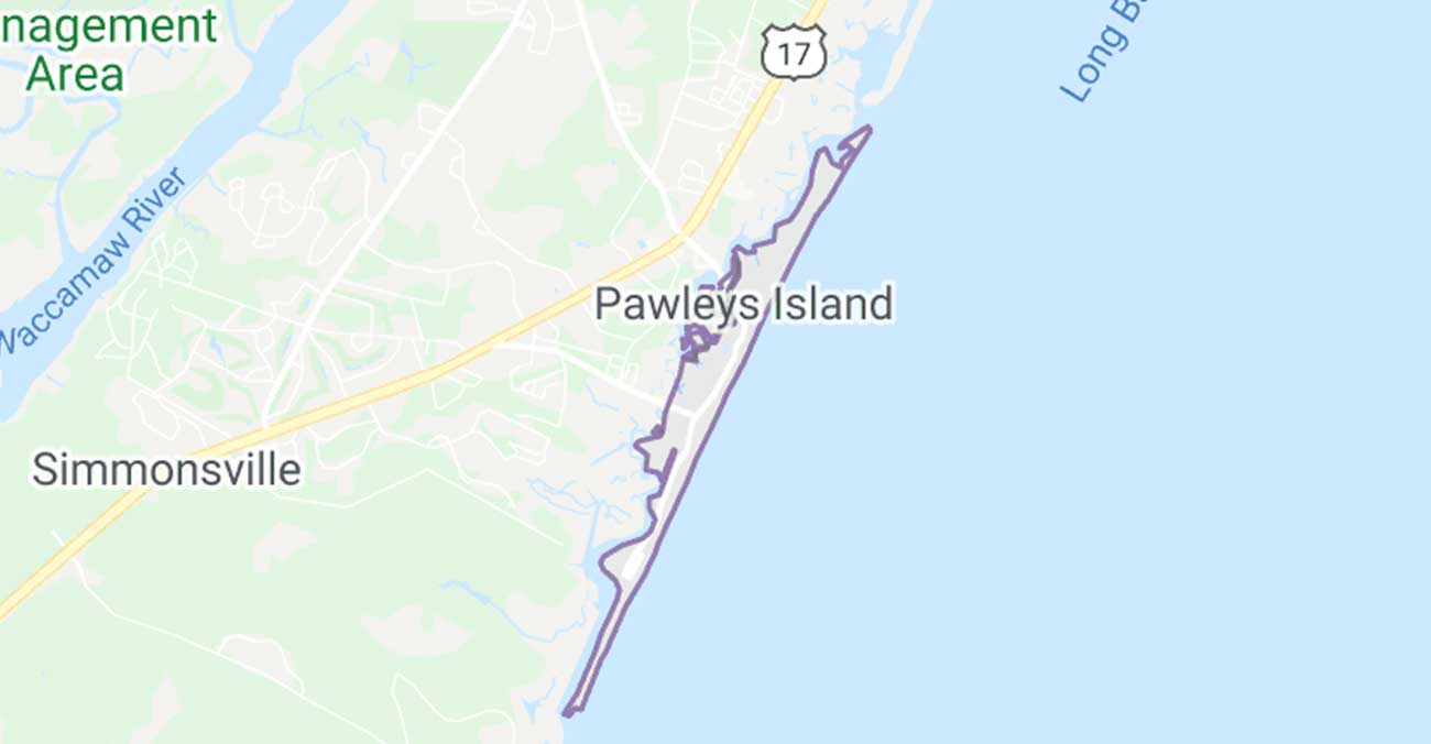 Pawleys Island, South Carolina Map