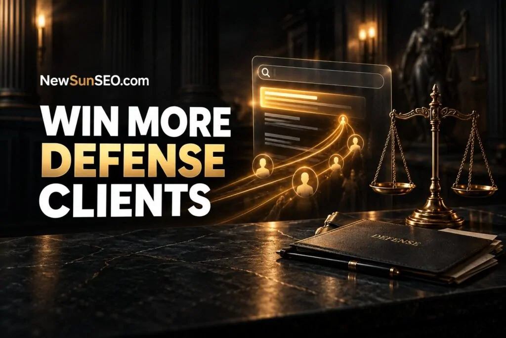 Criminal Defense AI-SEO from NewSunSEO