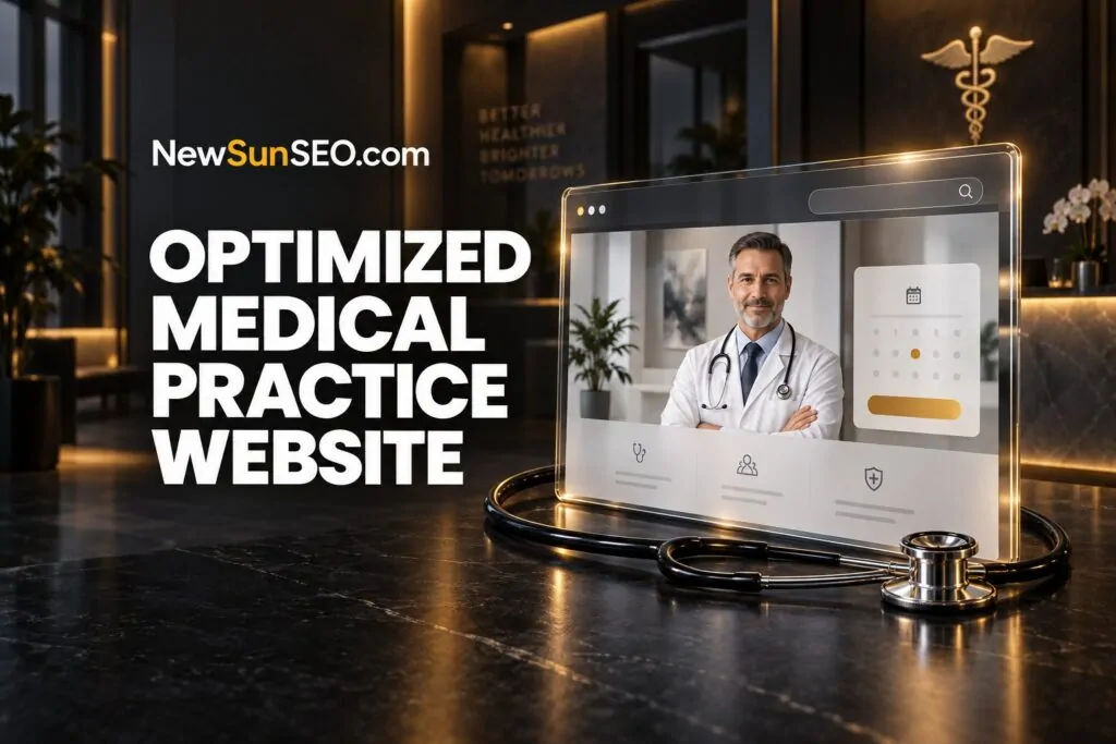 An Optimized Medical Practice Website, Doctor AI-SEO from NewSunSEO