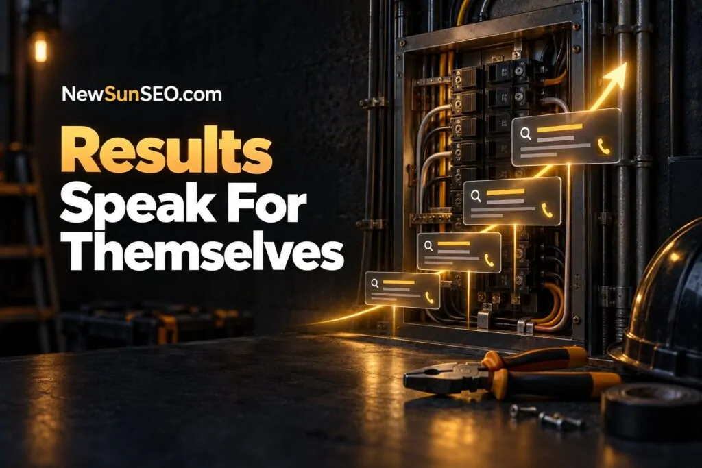 Our Electrical AI-SEO Results Speak For Themselves, Electrical AI-SEO from NewSunSEO