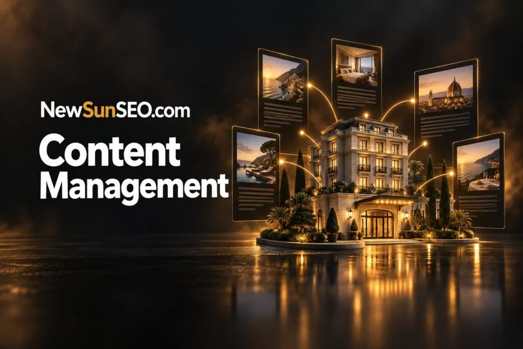 Content Management, Hotel and Resort AI-SEO from NewSunSEO