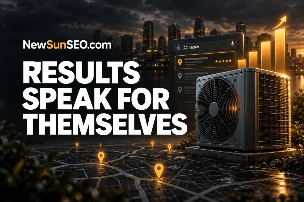 Our HVAC AI-SEO Results Speak For Themselves, HVAC AI-SEO from NewSunSEO