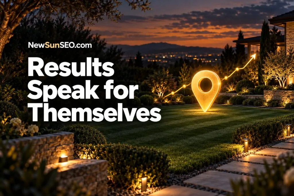 Our Landscaping AI-SEO Results Speak For Themselves, Landscaping AI-SEO from NewSunSEO