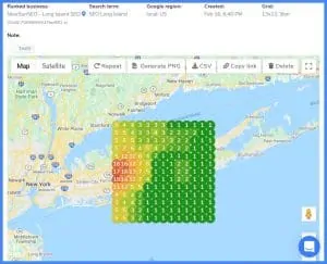 Local GEO grid for SEO Long Island