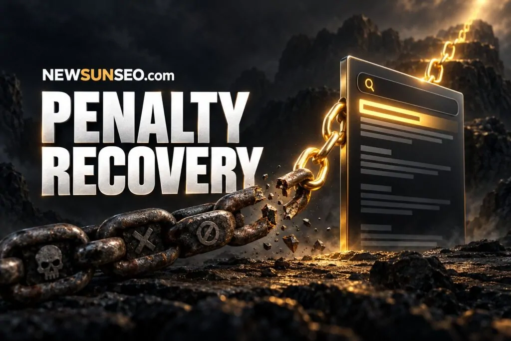 A website panel cracked and dim in the dark