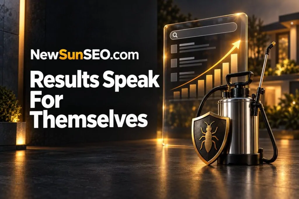 Our Pest Control AI-SEO Results Speak For Themselves, Pest Control AI-SEO from NewSunSEO