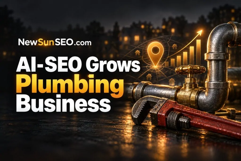 How Plumbing AI-SEO Grows Business, Plumbing AI-SEO from NewSunSEO