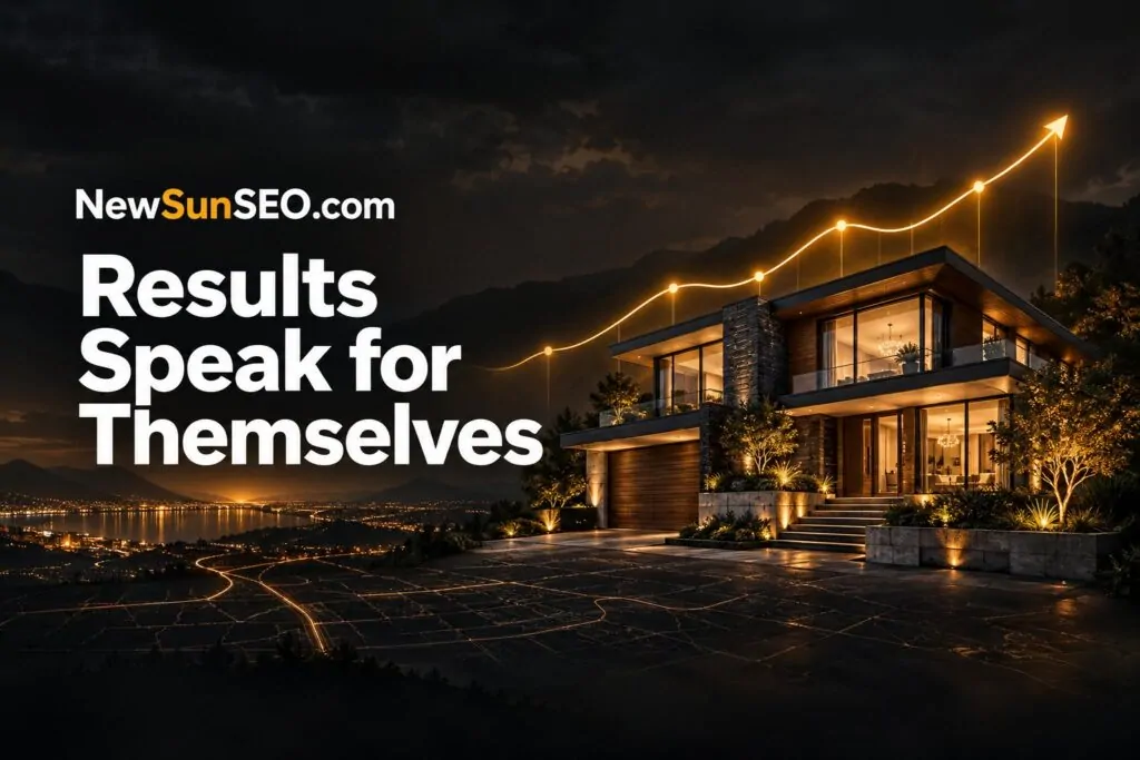 Our Real Estate SEO Results Speak For Themselves, Real Estate AI-SEO from NewSunSEO