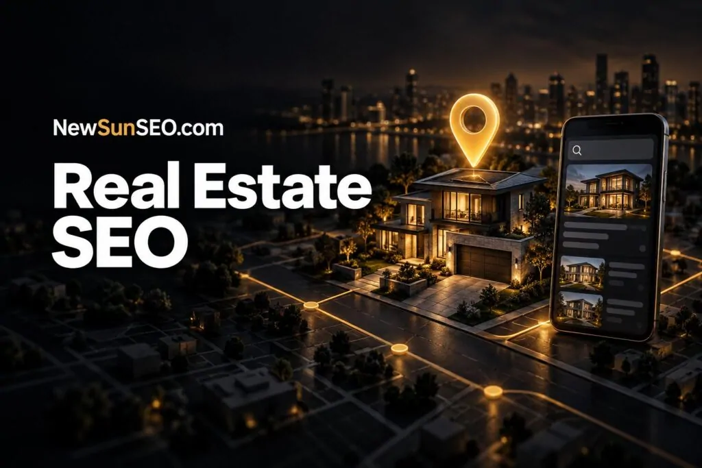 Real Estate SEO, Real Estate AI-SEO from NewSunSEO