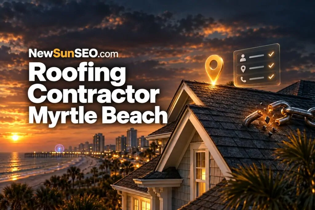 Roofing Contractor Myrtle Beach, Roofing AI-SEO from NewSunSEO