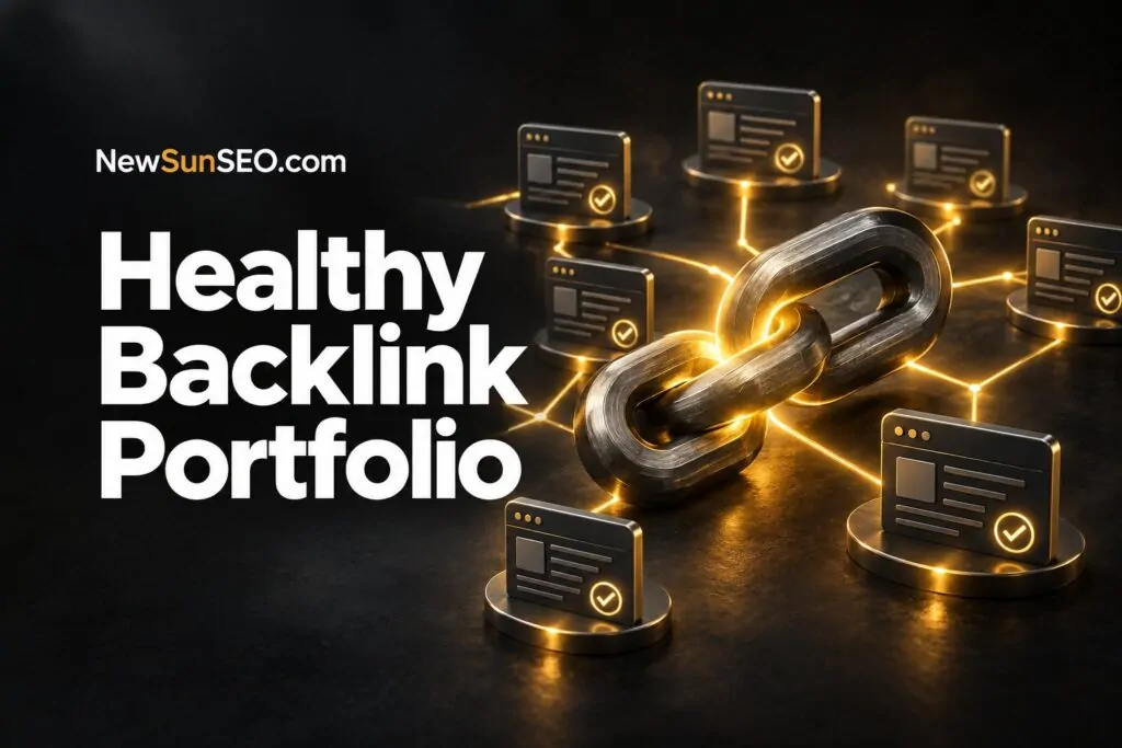 Maintaining a Healthy Backlink Portfolio, Backlink Audits from NewSunSEO