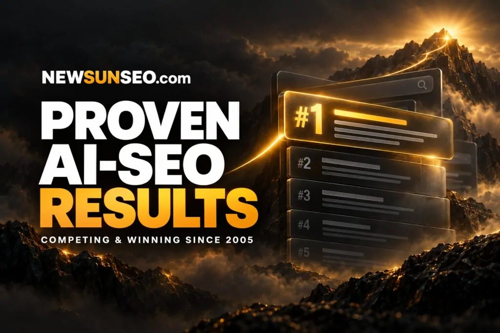 Proven AI-SEO results: a number one search ranking above the rest