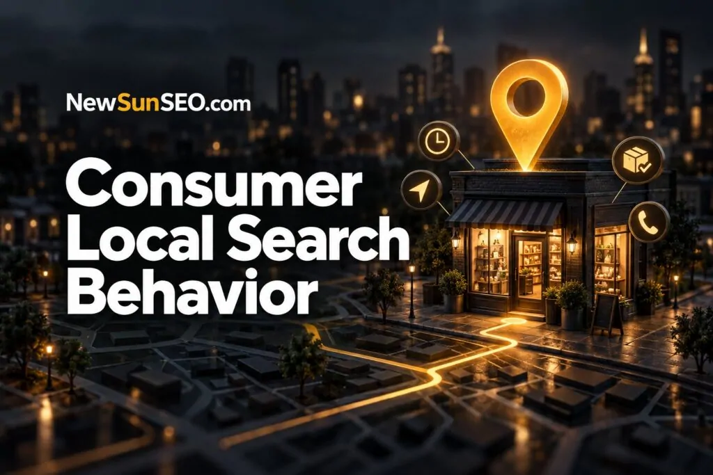 Consumer Local Search Behavior, Local AI-SEO from NewSunSEO