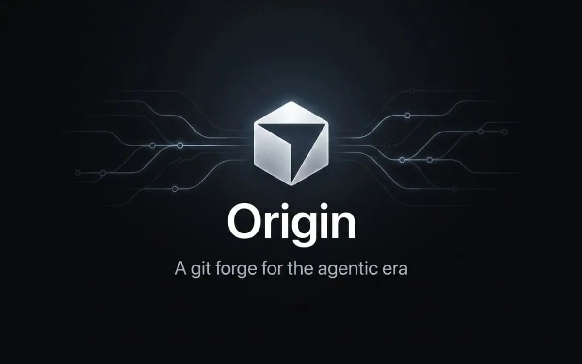 Cursor Origin wordmark and tagline on a dark background with subtle git branch graphics