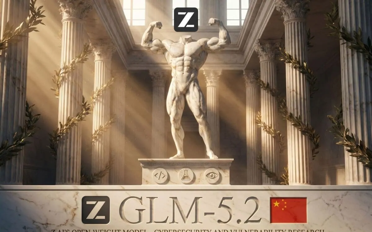 Zhipu Z.ai GLM-5.2 benchmark chart for cybersecurity vulnerabilities