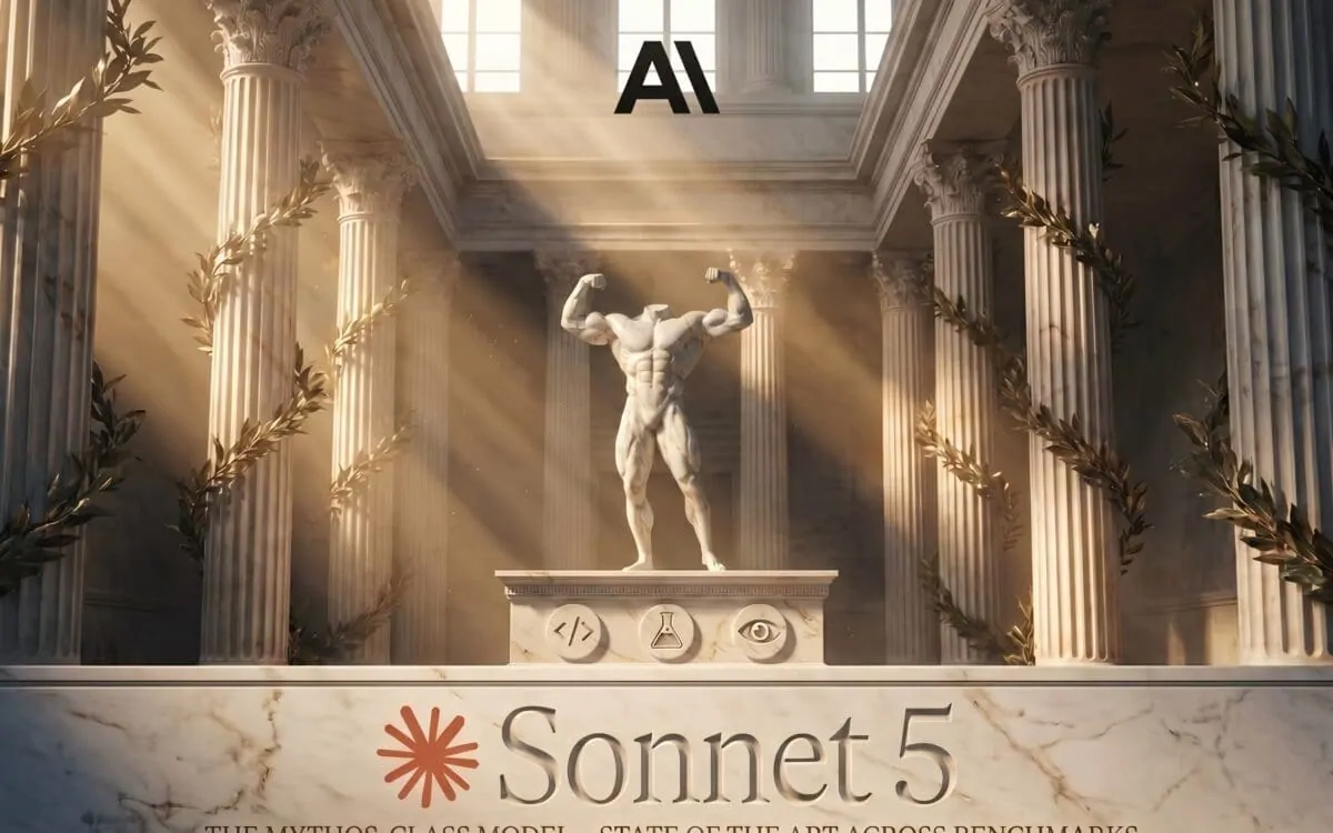 Claude Sonnet 5 concept art representing the Mythos moment and AI governance