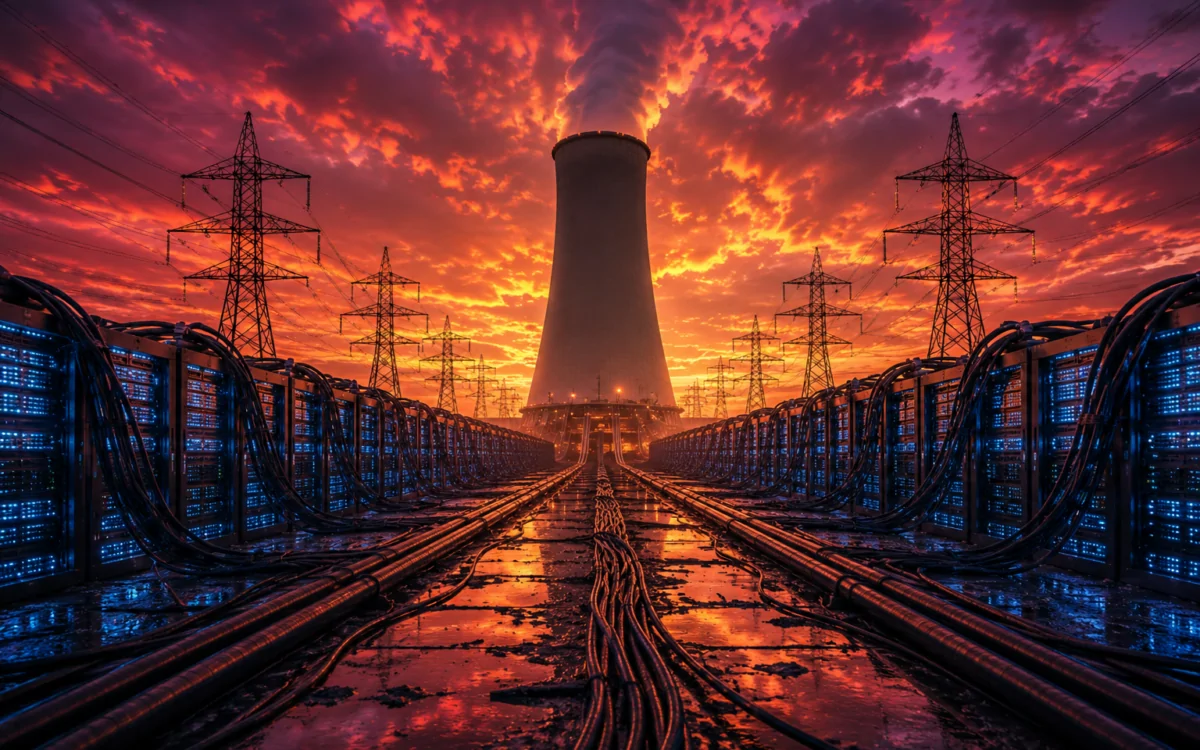 Coal-fired power plant with rising steam plumes representing a global coal generation resurgence