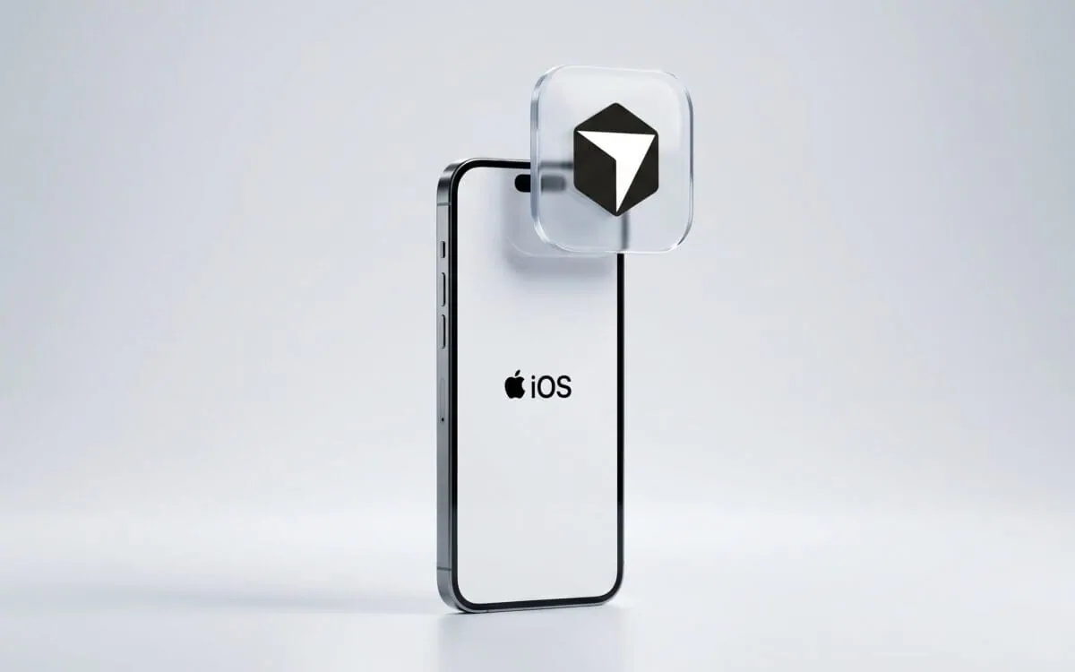 Cursor native iOS coding app shown on a smartphone