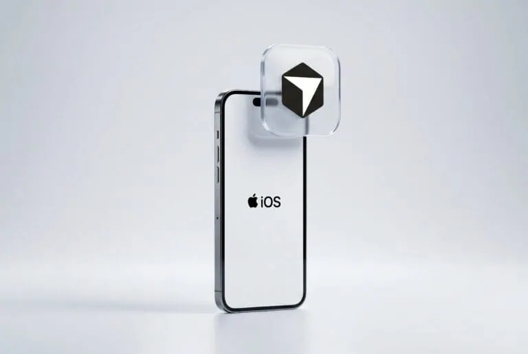 Cursor native iOS coding app shown on a smartphone