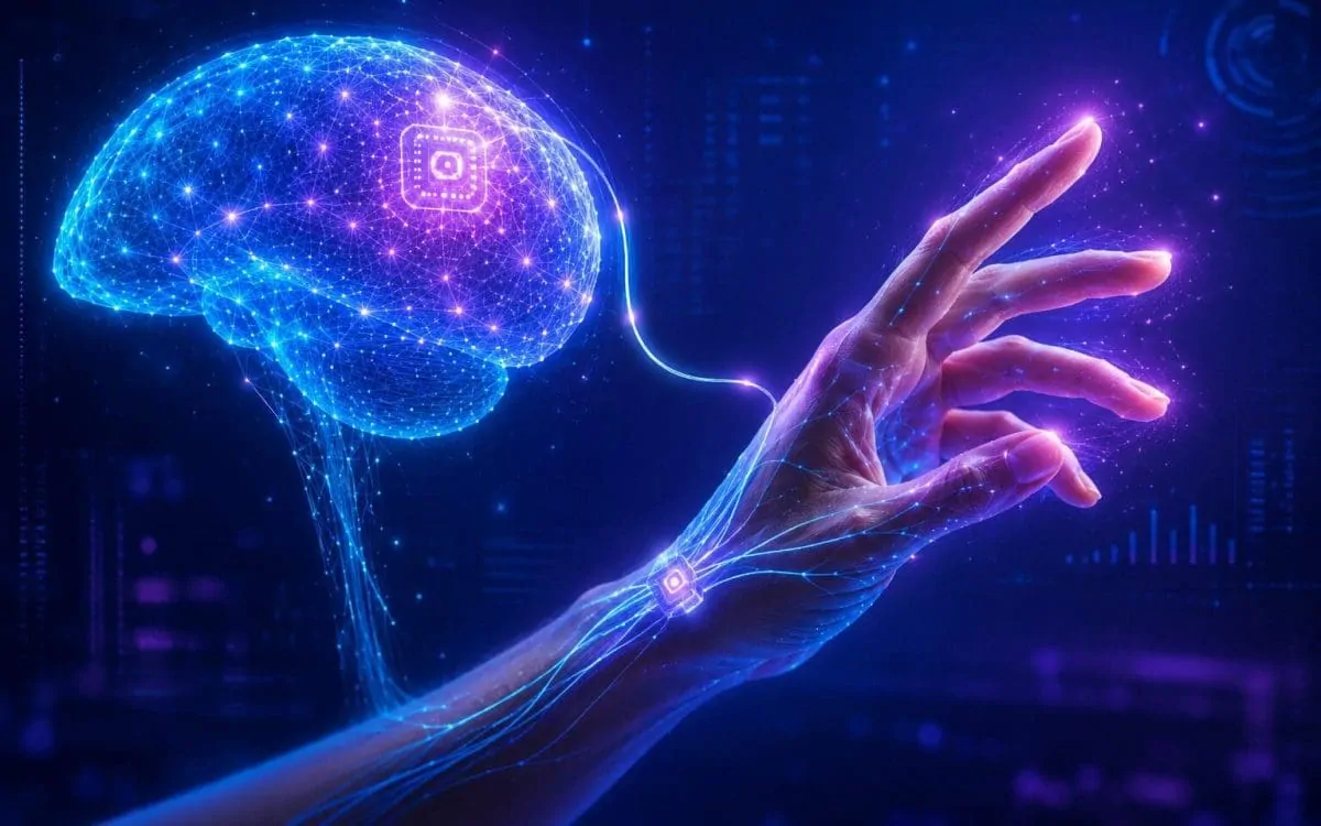 Holographic robot assisting with a brain-computer interface for restoring hand movement in paralysis research