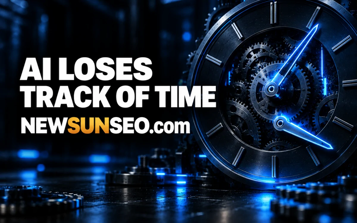 AI coding agents failing to estimate time around a glowing mechanical clock