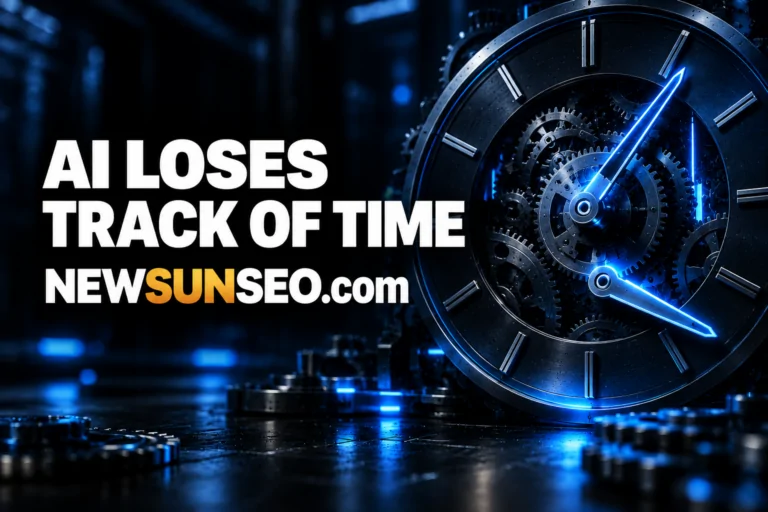 AI coding agents failing to estimate time around a glowing mechanical clock