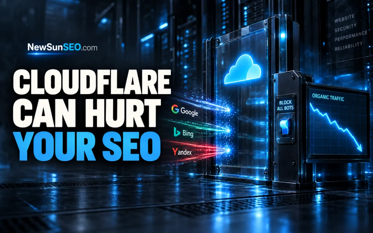 Cloudflare server blocking Googlebot crawl traffic from reaching a website