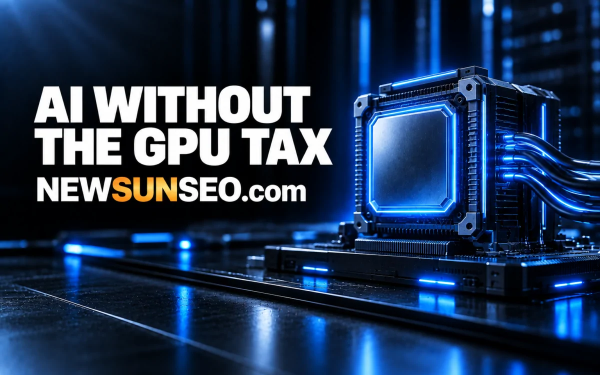 Glowing AI chip powering the GLM-5.3-Flash model