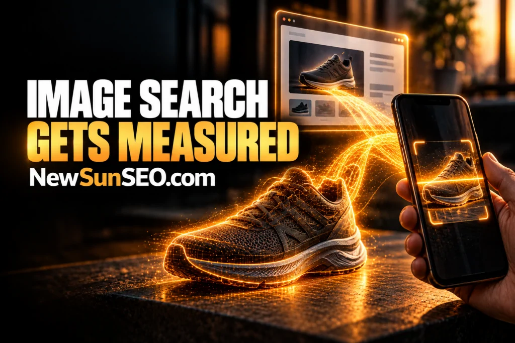 Sneaker visualised through a Google multimodal search filter on a phone