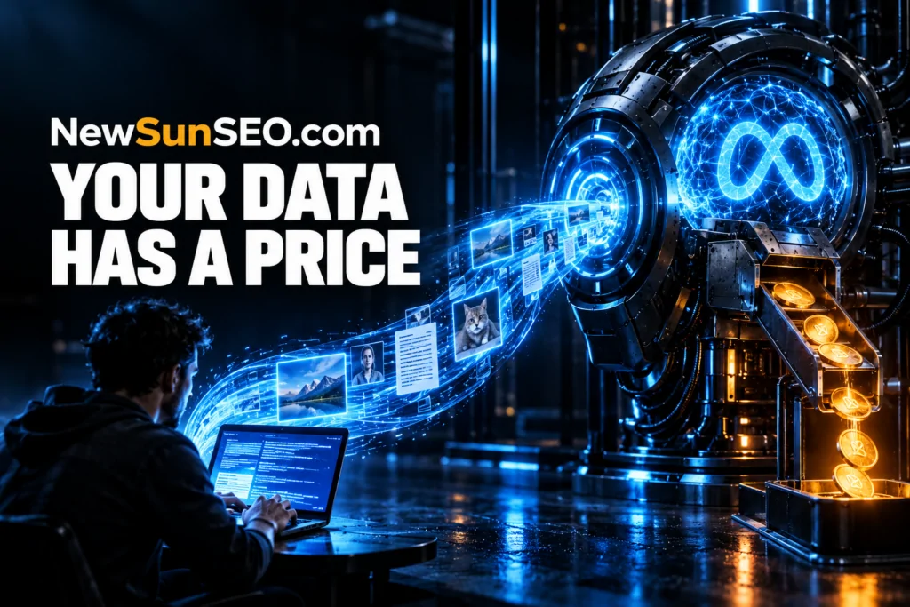 Muse Spark pricing illustrated as user data exchanged for discount coins