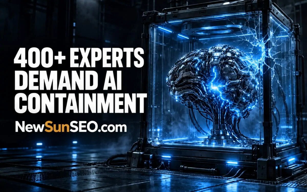 Mechanical brain contained inside glowing blue AI sandboxes