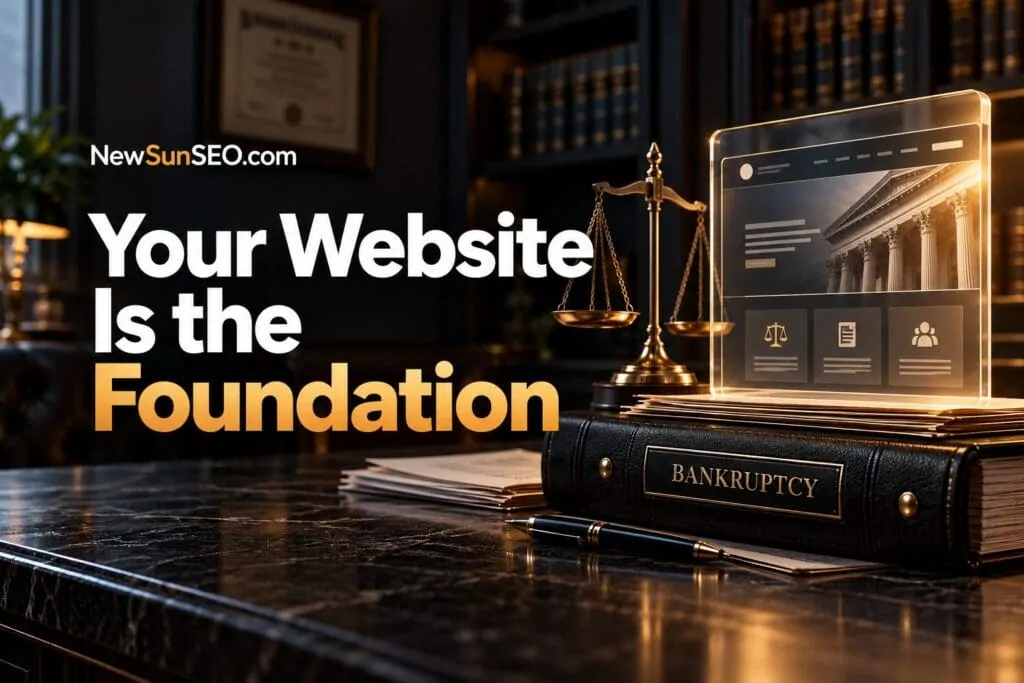 Your Website Is the Foundation - Bankruptcy Law Firm AI-SEO | NewSunSEO