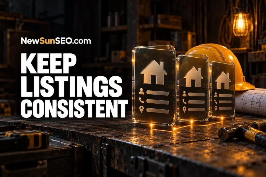 Keep Listings Consistent - Contractor AI-SEO | NewSunSEO