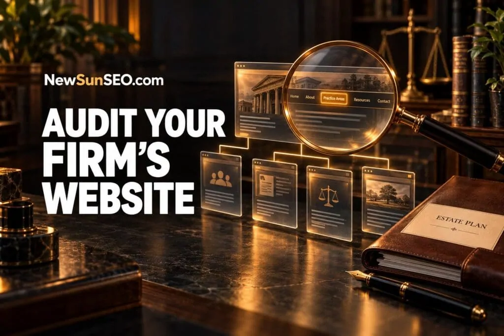 Audit Your Firm's Website - Estate Planning & Probate Law Firm AI-SEO | NewSunSEO