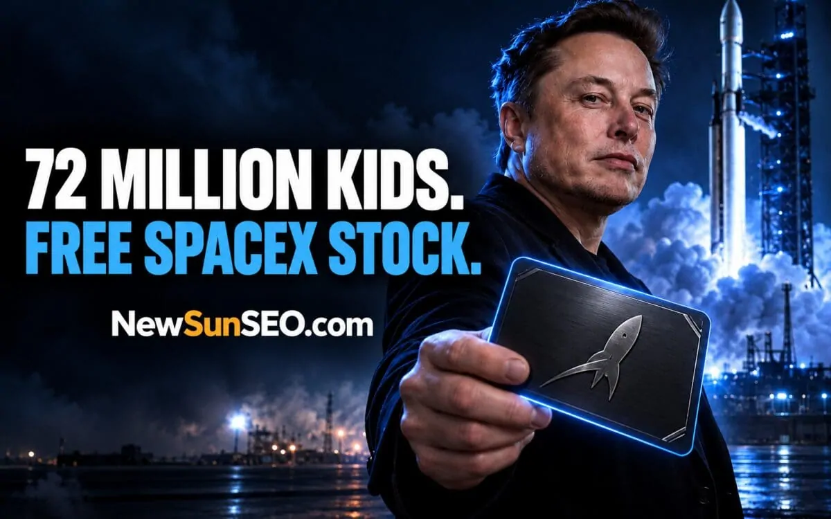 Free SpaceX share offer for American children announced by founder