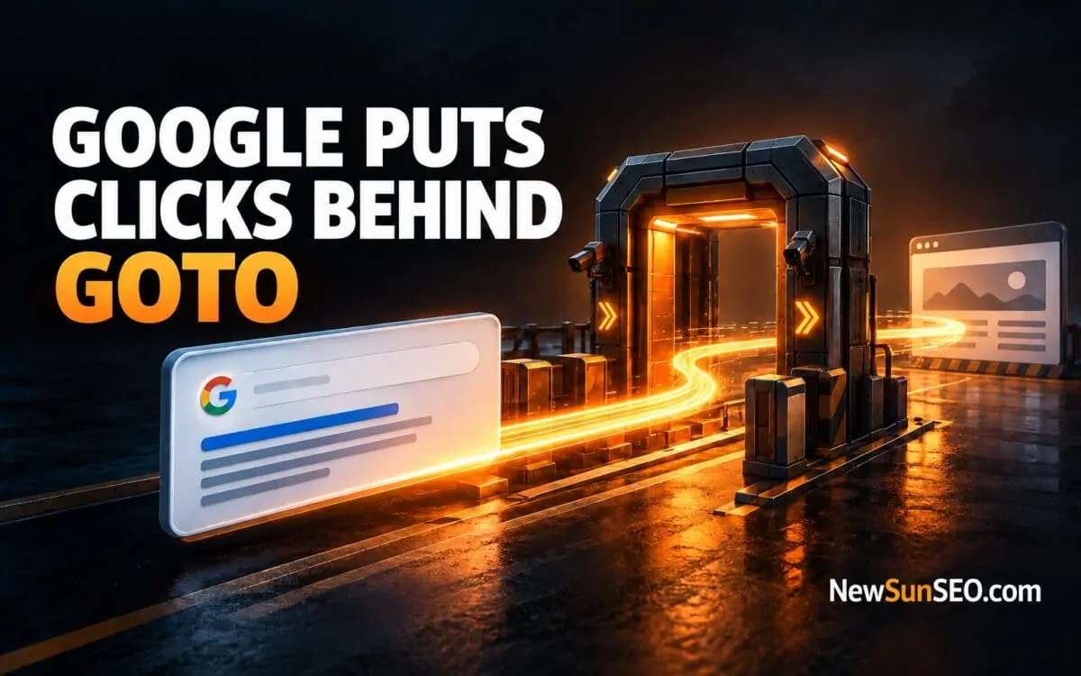 Search results funneled through a guarded google.com/goto checkpoint