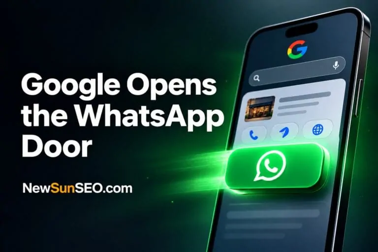 Google Local Panel Now Shows a WhatsApp Button