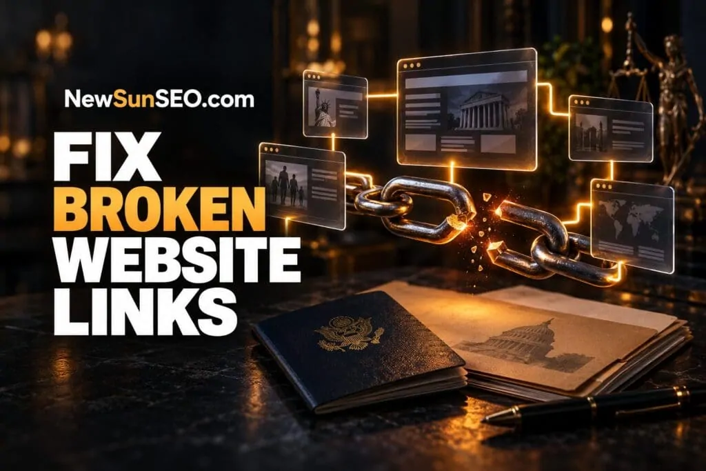 Fix Broken Website Links - Immigration Law Firm AI-SEO | NewSunSEO