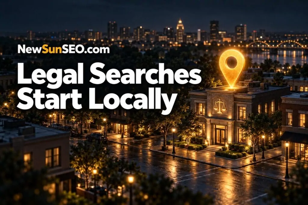 Legal Searches Start Locally - Law Firm AI-SEO | NewSunSEO