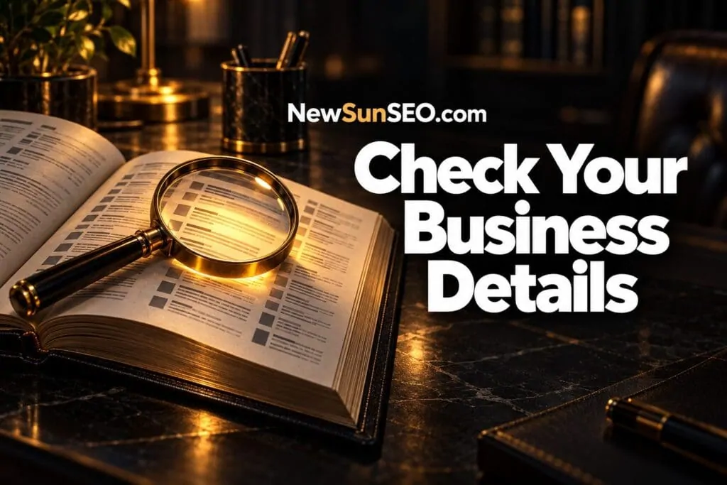 Check Your Business Details - Local AI-SEO / NAP Scanner | NewSunSEO