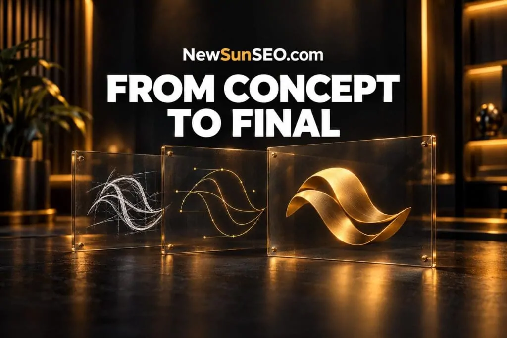 From Concept to Final - Logo Design | NewSunSEO
