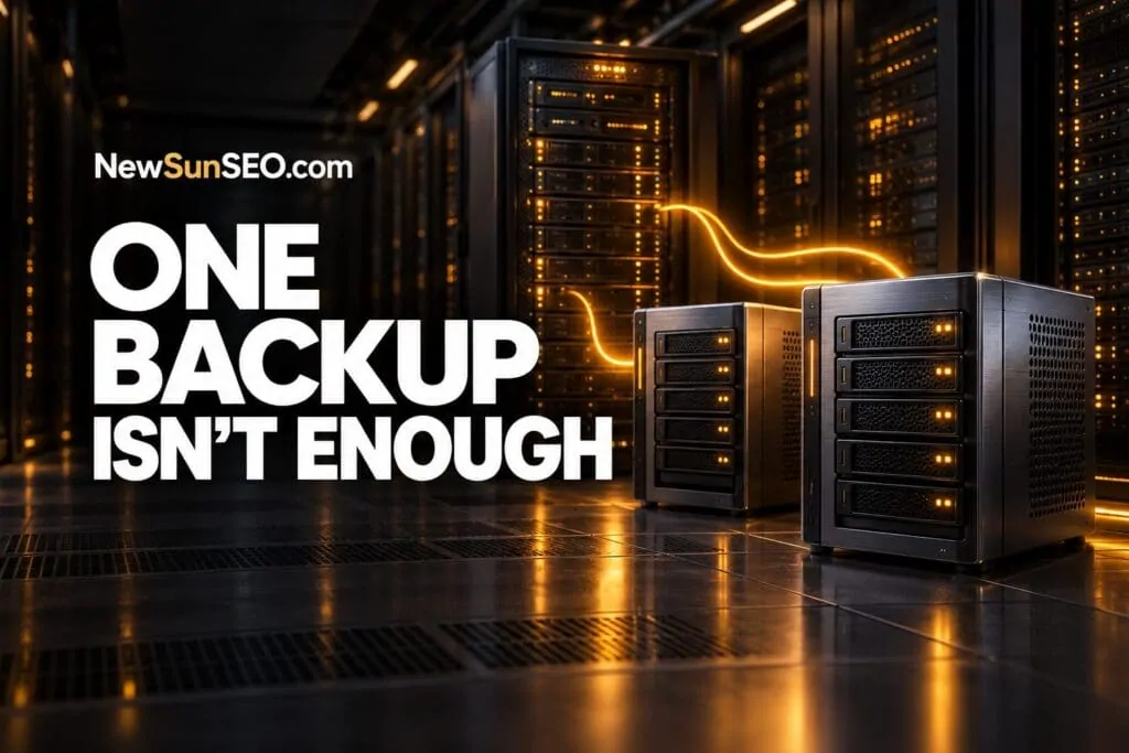 One Backup Isn't Enough - Managed Hosting & Website Security | NewSunSEO